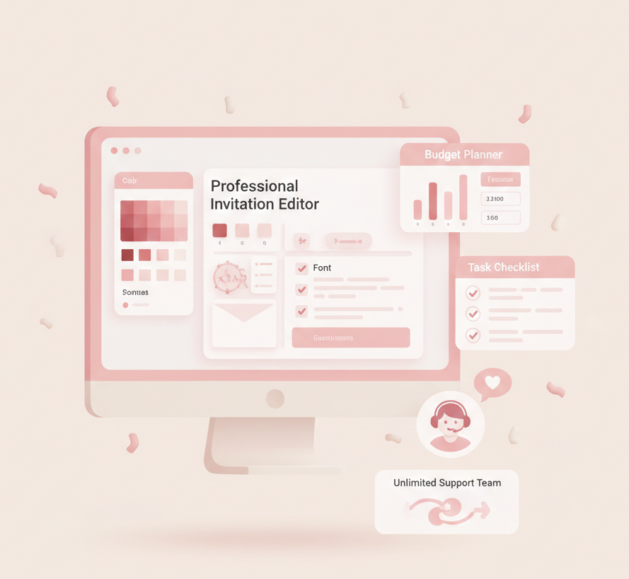 Các tính năng thiệp cưới